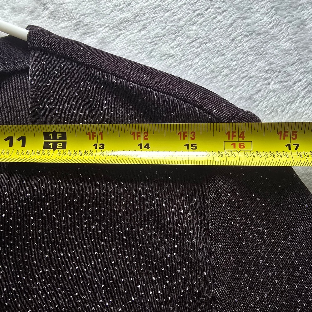 Rabbit Rabbit Rabbit Designs Black Silver Metallic Two Piece Pant‎ Set Size 8&10 - Picture 10 of 16